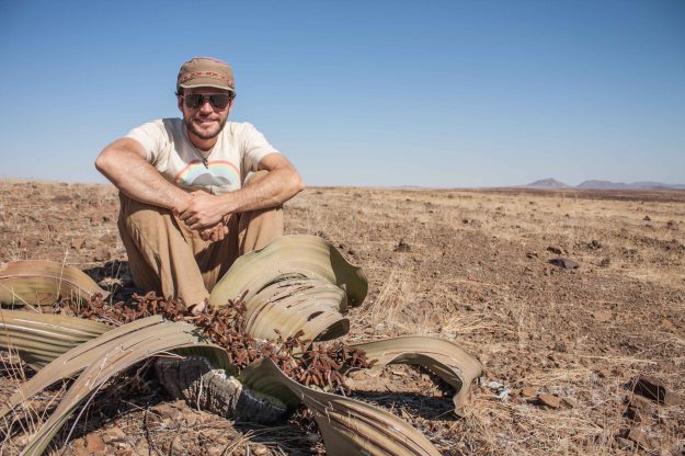 Chris and the Welwitschia