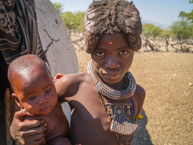 Himba children near Sesfontein